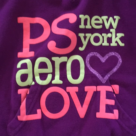 p.s. from Aeropostale size 6 hooded sweatshirt - Picture 2 of 6